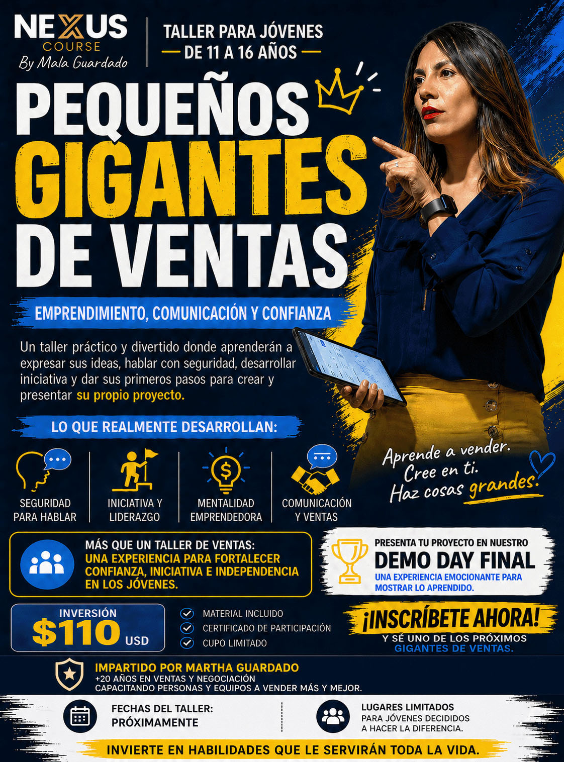 Volante Pequeños Gigantes de Ventas